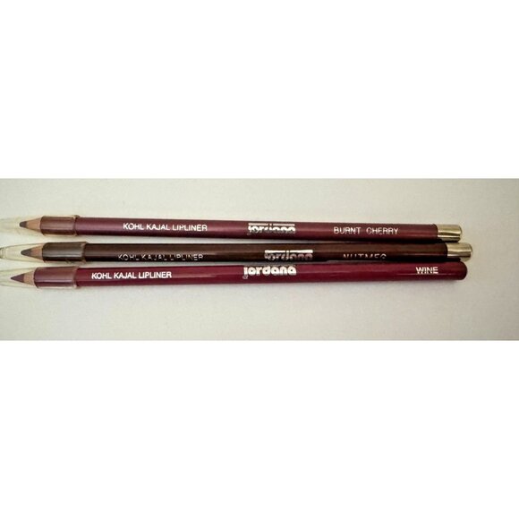 Jordana Kohl Kajal Lipliner Lot of 3 Wine Burnt Cherry Nutmeg New - Picture 1 of 2